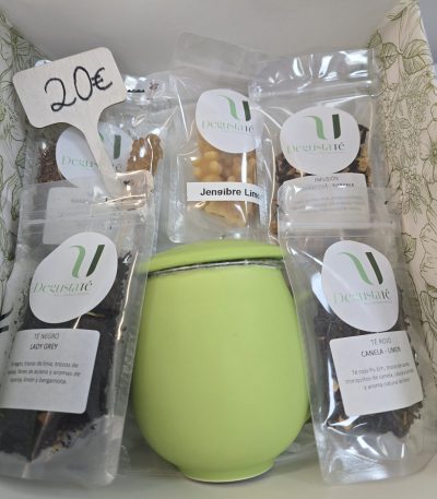 Pack degustate jengibre y té