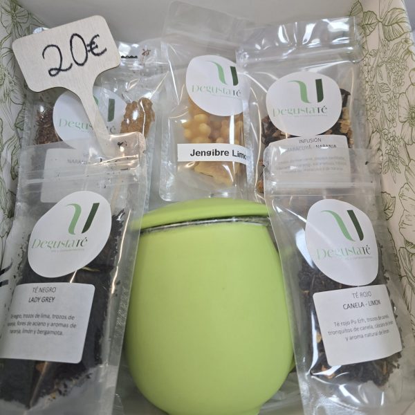 Pack degustate jengibre y té