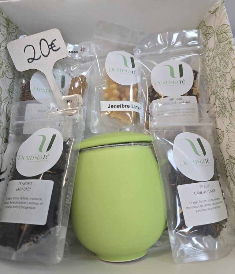 Pack degustate jengibre y té