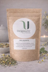 Té relajante empaquetado