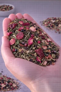 Té blanco arándanos