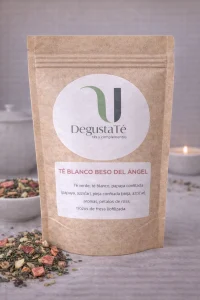 Té blanco beso del ángel empaquetado