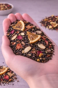 Té negro almendra de naranja