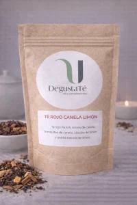 Té rojo canela y limón