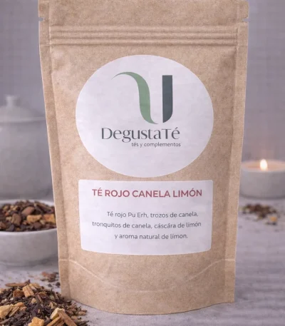 Té rojo canela y limón