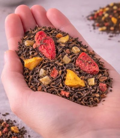 Té rojo de mango y fresa