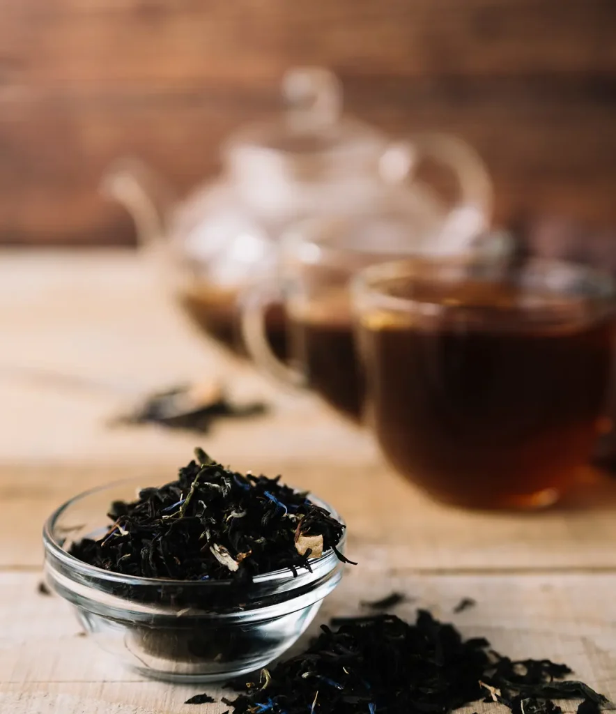 Hierbas de té negro